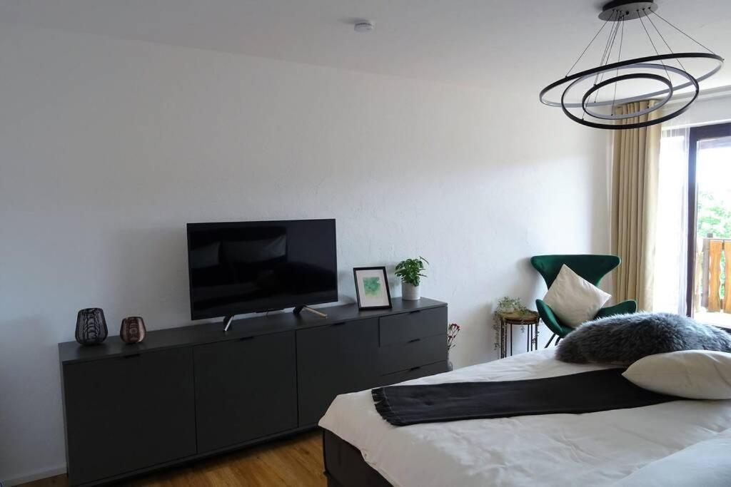 Modernes Apartment Mit Traumhaftem Blick Ins Gruene 布罗因灵恩 外观 照片